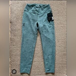 NWT On Running Womens 7/8 Tights Reflective